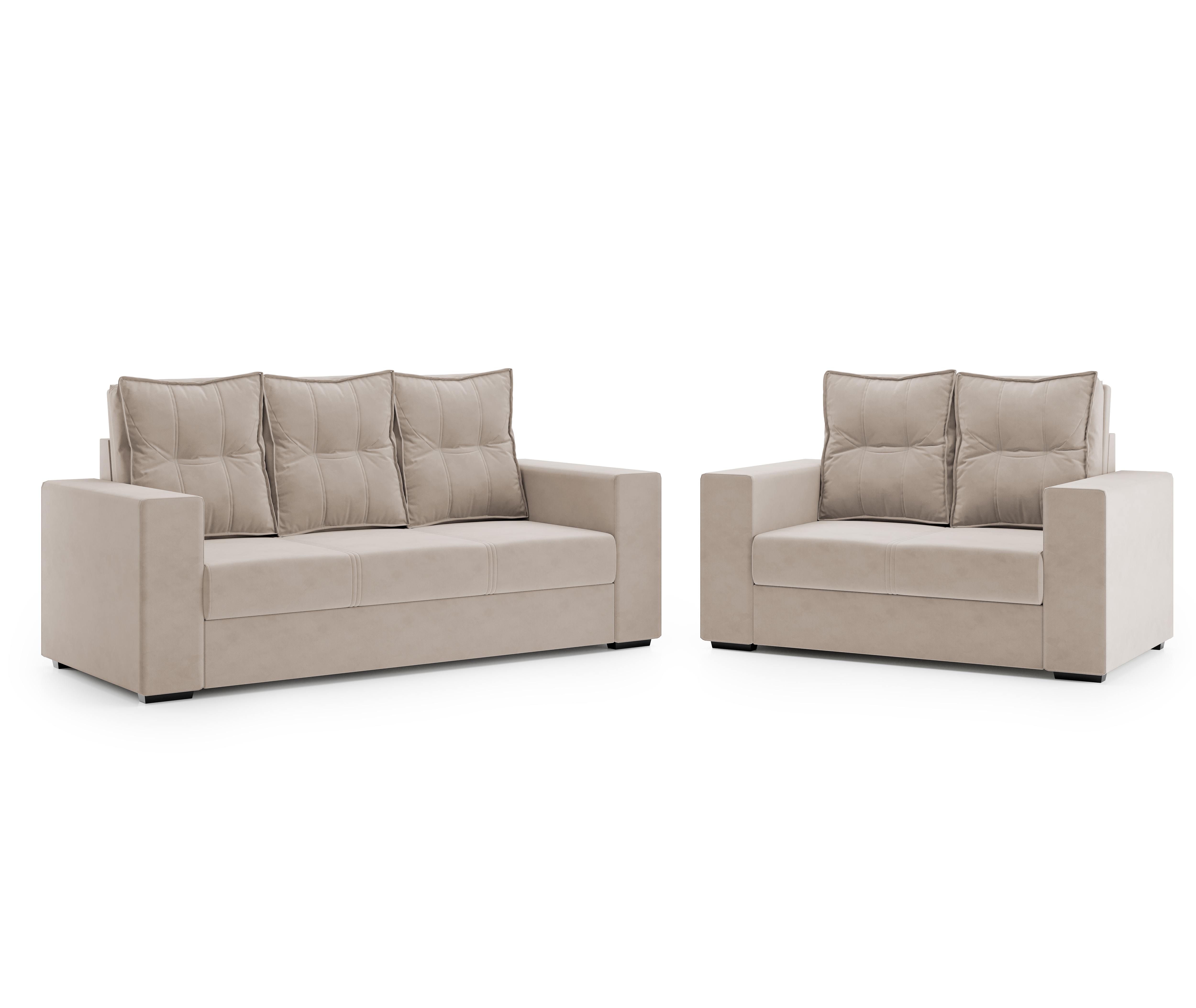 ESTOFADO TINA 3x2 LUGARES - Especificações